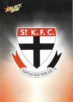 2012 Select AFL Champions #169 St. Kilda Saints Front